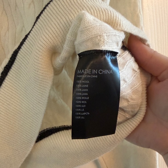 NWT CLUB MONACO MERINO MENS SWEATER XXL - Picture 3 of 3